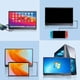 thumbnail image 2 of Seitruly Interruptor De Caja Metálica Para Monitores - Práctico Y Amplio Con Interruptor USB HDR Pantalla De Caja Metálica Portátil Juegos de teclado y mouse para computadora negro pantalla no táctil, 2 of 6