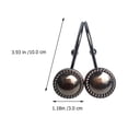 thumbnail image 4 of 12 Uds. Ganchos para cortina de ducha con bola giratoria para baño, anillos deslizantes, anillos para cortina de ducha, 4 of 6