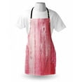 thumbnail image 3 of Pink and White Apron Distressed Vintage Grunge Texture Image of Wood Planks Painted in Pink, Unisex Kitchen Bib Apron with Adjustable Neck for Cooking Baking Gardening, Dark Coral Pink, by Ambesonne, 3 of 3