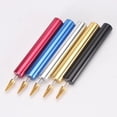 thumbnail image 4 of BUYISI 1Pc Leather Craft Edge Oil Pen Leather Dye Pen Applicator Paint Roller Tools For Leather Craft Diy Tools Rose Red, 4 of 5
