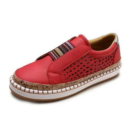 

Women\ s Comfortable Flat Casual Shoes Walking Shoes Hollow Casual Sneaker