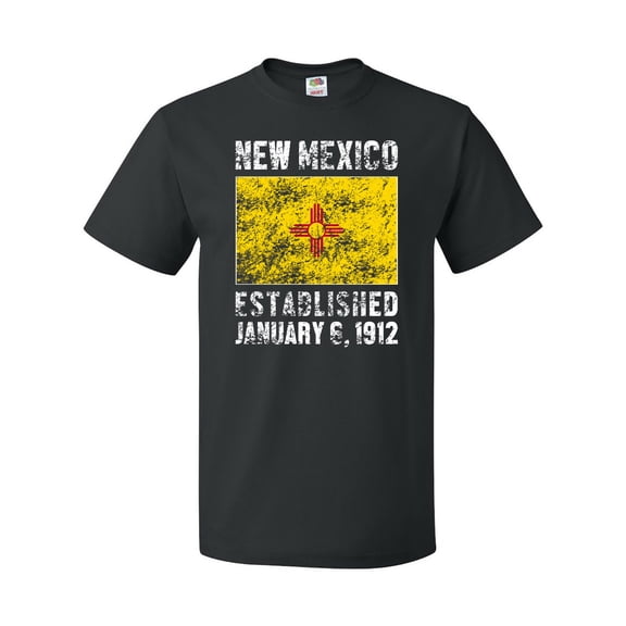 Inktastic Established January 6, 1912 New Mexico Flag T-Shirt