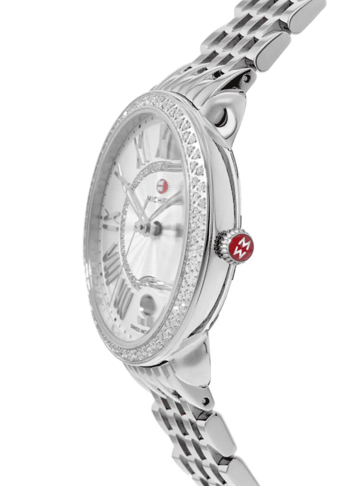 Michele Serein Mid Stainless Steel Diamond Women's Watch MWW21B000143
