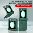 thumbnail image 2 of Designed for Samsung Galaxy Z Flip5 Phone Case, Hinge Protection with Unique Frosted Texture and Wave Pattern, Scratch Resistant Shockproof Phone Case Cover for Samsung Galaxy Z Flip5, Darkgreen, 2 of 6