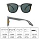 thumbnail image 4 of EnzoDate Gafas de Sol Polarizadas para Niños UV400, Montura Flexible de Diseño Llamativo de Gran Tamaño para Niñas y Niños, 4 of 5