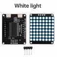 thumbnail image 4 of 8X8 LED Matrix Module HT16K33  Interface LED Dot Matrix Module Support Expansion Connection LED Electronic Screen A, 4 of 6