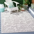 thumbnail image 2 of SAFAVIEH Global Herleva Abstract Indoor/Outdoor Area Rug, Grey/Light Grey, 4' x 6', 2 of 9