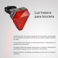 thumbnail image 3 of Kit Casco para bicicleta Talla L + Luz recargable JY-3L Lem, 3 of 4