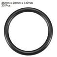 thumbnail image 2 of 30Pcs Black Round Nitrile Butadiene Rubber NBR O-Ring 35mm OD 3.5mm Width, 2 of 2