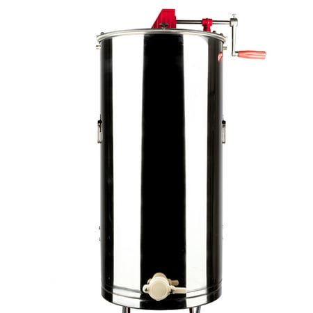 Zimtown Pro 2 Frame Stainless Steel Honey Extractor Beekeeping Equipment Honeycomb Drum without