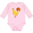 thumbnail image 3 of Inktastic Cute Yellow Chicken Boys or Girls Long Sleeve Baby Bodysuit, 3 of 5