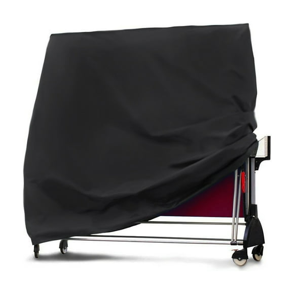 ODOMY Ping Pong Table Cover Table Tennis Cover Waterproof Dustproof Outdoor Black