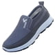 thumbnail image 5 of Zapatos casuales de malla de verano para hombre, sin cordones, antideslizantes, resistentes al desgaste, cómodos, transpirables, para personas de mediana edad y mayores, 5 of 5