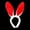 Red, variant on GZWYHT Bunny Ears Headband,Bunny Ears Bulk Easter Headband Easter Hat Rabbit Ears Bunny Ears For Crafts Easter Hair Accessories Purple
