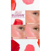 Revolution Jelly Blush Stick, Sheer Finish, Long-Lasting, Buildable Color, Strawberry Pink