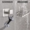 thumbnail image 3 of 4 Piezas Toalleros de Juego de Accesorios de Ferreteria de Baño de Pared con Toallero 40cm,Barra de Toallas,Soporte de Papel Higiénico,Gancho de Bata Acero Inoxidable Plata Cepillada ACTIVE Biensenido a ACTIVE, 3 of 5