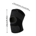 thumbnail image 2 of Meniscus Knee Brace with Side Stabilizers, Adjustable Knee Support for Workout and Sports, Breathable Knee Wrap for Men and Women, Fitness Protection, 2 of 3