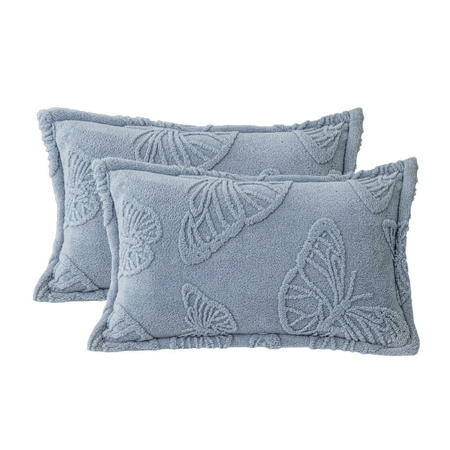 Ohufall Model Taffy Double-Sided Velvet Pillowcases (A Pair) - Padded & Thickened Milk Velvet, Soft Texture For Home Decor