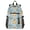 Cute Baby Tigers and Leaf, variant on JIALIOU 14" Laptop Backpack Waterproof Airline Approved Stylish Casual Daypack for Travel Business College Work, Pale Violet and White Striped