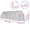 thumbnail image 2 of vidaXL Chicken Cage Silver Galvanized Steel Large Durable, 2 of 5