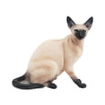 thumbnail image 4 of Cat Modelo Figura realista de gatito realizado Figurina en miniatura Simulación coleccionable Juguete Estatua de gato realista para el estante de boda Sentado 8x4.5x7.6cm, 4 of 8