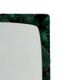 thumbnail image 3 of Ambesonne Tropical Fitted Sheet, Exotic Monstera Summer Art, Full Size, Black and Hunter Green, 3 of 5