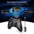 thumbnail image 3 of Wireless Xbox 360 Controller 2.4GHz Gamepad Joystick Wireless Controller (Black), 3 of 5
