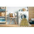 thumbnail image 2 of Ahgly Company Tapis Rectangulaire Lavable en Machine Intérieur Transitionnel Brun Cannelle, 4 Pieds x 6 Pieds, 2 of 7