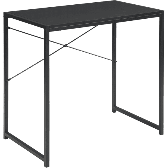 30-inch small rectangular computer desk, suitable for home, office, and study—Black.