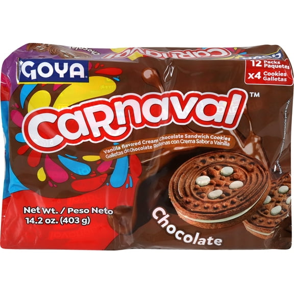 GOYA CARNAVAL CHOCOLATE COOKIES 14.2 OZ