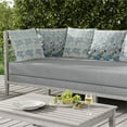 thumbnail image 7 of Papillon Paradise Indoor/Outdoor Pillow with Removable Cover in Blue 26x26, 7 of 7