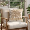 thumbnail image 4 of Pillow Covers 20x20 Set of 2, Brown Coastal Palm Tree Square Throw Pillow Covers for Couch/Sofa/Living Room, Vintage Summer Tropical Botanical Decorative Soft Pillowcases for Couch Throw Pillows, 4 of 9