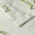 thumbnail image 4 of 3 Pieces Kitchen Curtains Set Vines Embroidered Tiers and Valances Rod Pocket Curtain Panels for Farmhouse 52x18 & 30x36, Grass Green, 4 of 6