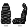 thumbnail image 3 of Paw Print（1） Set of 2 Car Seat Covers Seat for Carseats Front Seat Auto Car Interior Accessories Universal 2 Piece, 3 of 6