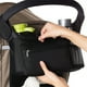 thumbnail image 4 of Bolsa para Cochecito Universal con Portavasos Aislado, Bolsa de Almacenamiento para Cochecito de Gran Capacidad, Impermeable, Correa para el Hombro y Gancho, 4 of 5