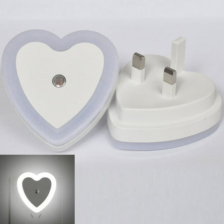 

2PCS Kitchen UK Plug Bedroom Light Control Sensor Cabinet Stair Lamp Sensor Light LED Night Light Wireless Night Light WHITE B