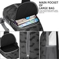 thumbnail image 4 of Sling Backpack,Bat Silhouette Halloween Pattern Crossbody Bag with Water Bottle Holder,Waterproof Sling Bag for Men/Women with Chest Phone Holder for Hiking,Travel, 4 of 6