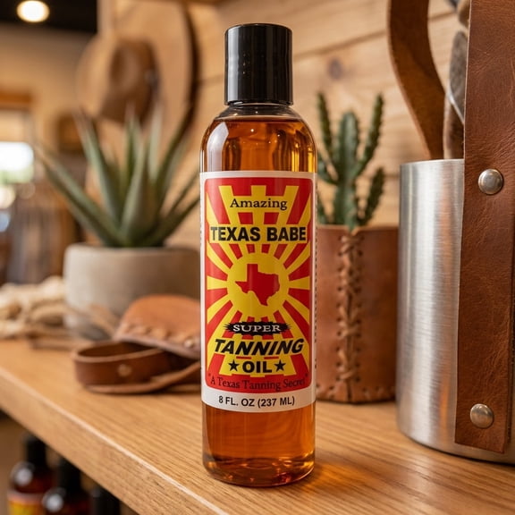 Texas Babe Tanning Oil – All-Natural, No Mineral Oil, 8 fl oz