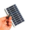 thumbnail image 5 of Portable Solar Panel Fan 2W 5V | Monocrystalline Silicon | DC5521 Output | Low Noise Energy Saving | Outdoor & Pet Exhaust | Chicken Coop Dog Kennel Fan | 6.18x3.7in Panel | 3.15in Fan, 5 of 8