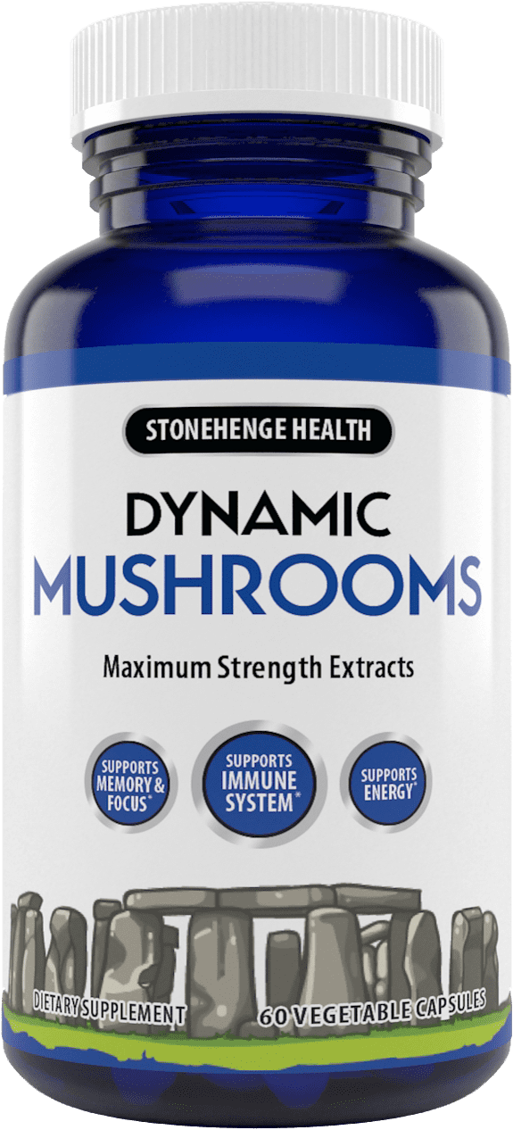 Stonehenge Health Dynamic Mushrooms 100 Fruiting Bodies & Extracts