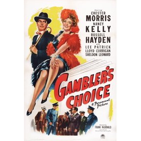 GamblerS Choice U Canvas Art - (24 x 36)