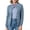 Gray Blue, variant on Asklazy Women's Open Front Cardigan Casual Lightweight Crewneck Long Sleeve Button down Knit Sweaters Black,S-2XL