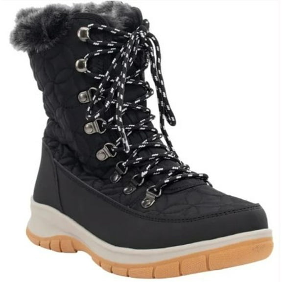 Chooka Belltown Mid Faux Fur Boot – Black (Women’s Size 7)