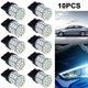 thumbnail image 5 of 20 piezas T20 W21W 7443 7440 LED 64-SMD 1206 bombilla freno trasera blanca, 5 of 7