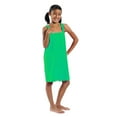 thumbnail image 1 of byLora, Terry Cotton Girls polka Cover up Towel, Turqouise, SMALL, 1 of 1