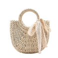 thumbnail image 1 of Hobo Women's Straw Beach Tote Bag Woven Summer Bags Bohemian Vacation Casual Handbag, 1 of 5