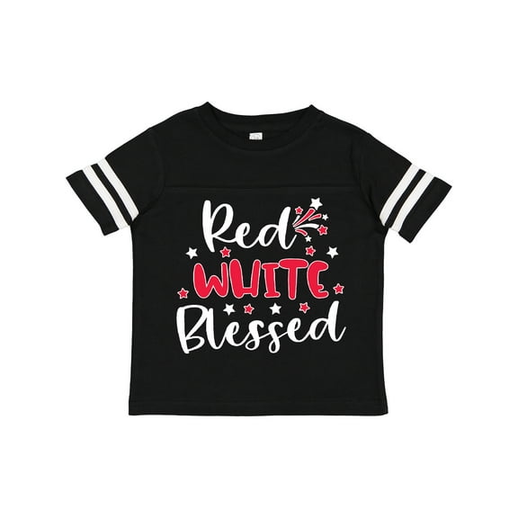Inktastic 4th of July Red White Blessed Fireworks Boys or Girls Toddler T-Shirt