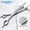 Silver-1, variant on wingsbro Dog Down Curved Thinning Scissors, 7 inches Sharp Pet Grooming Scissors, Pet Shears for Groomer
