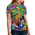 thumbnail image 6 of Geometry Dash Children's T-Shirt Short Sleeve T-Shirt Breathable Summer Tee Shirt for Boys Girls 120CM, 6 of 8