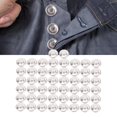 thumbnail image 1 of Botones De Remache Para Cinturón De Cuero, 50 Juegos De Botones De Pantalones Fáciles De Usar Con Tornillo Puntiagudo Para Camisas, 1 of 7